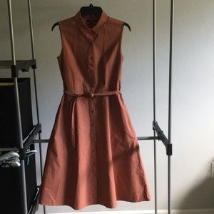 Coral Uniqlo Shirt Dress size SM